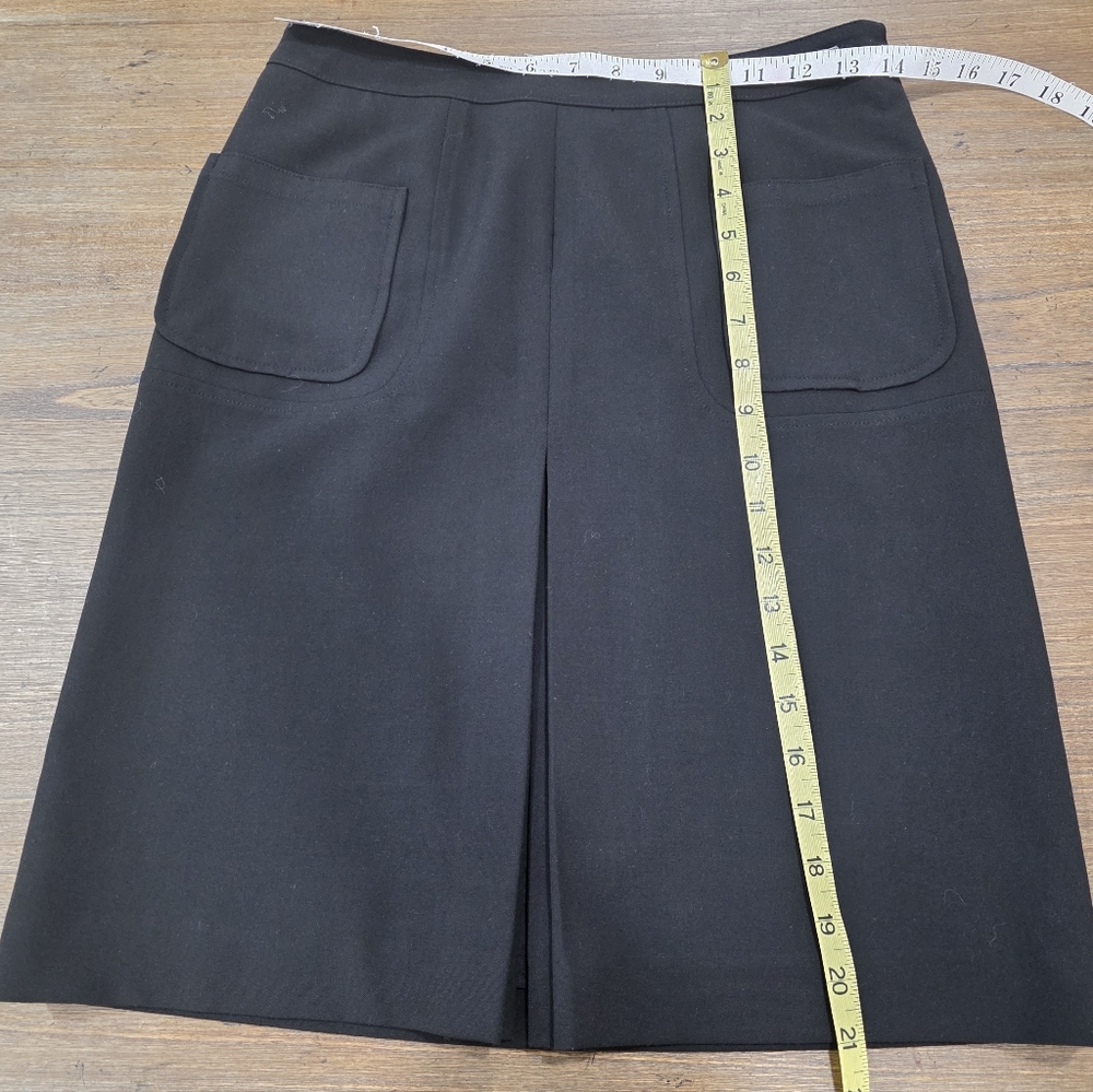 INC International Concepts Black 2-Piece Cropped Jacket & Skirt Suit Size 2 - Picture 15 of 16